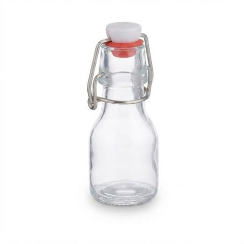 Mini Swing-Top Bottles 50ml (Grolsch Style) - Tiny Flip-Top Bottles for Samples & Liqueurs