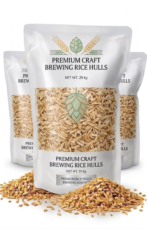 Rice Hulls - Steam-Sterilised for All-Grain Brewing