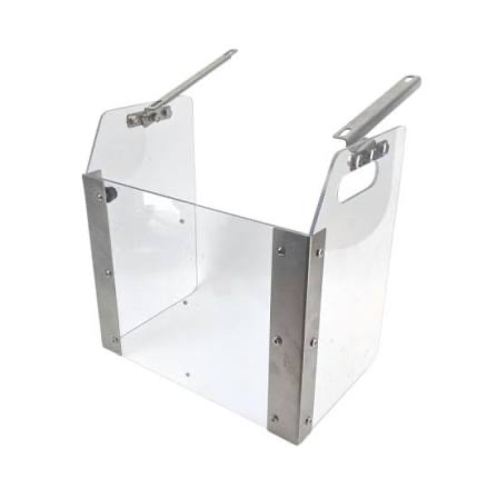 Cannular Semi-Auto Splash Guard — Canning Safety Accessory