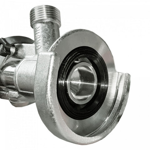 Keg Coupler A-Type with Pressure Relief Valve - Flat-Type Coupler for Commercial Kegs
