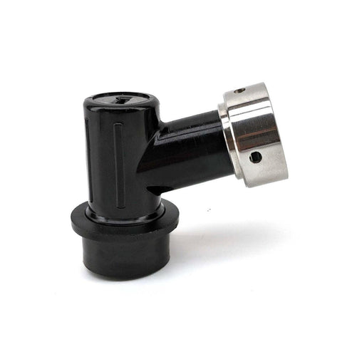 Ball Lock Disconnect (Black/Liquid) With Integrated Tap Shank & Collar