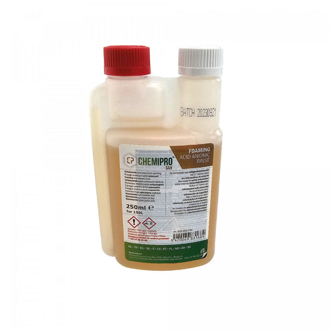 Chemipro SAN – 250 ml High-Foaming Acid Sanitiser