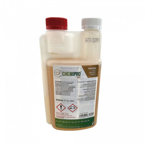 Chemipro SAN – 500 ml High-Foaming Acid Sanitiser