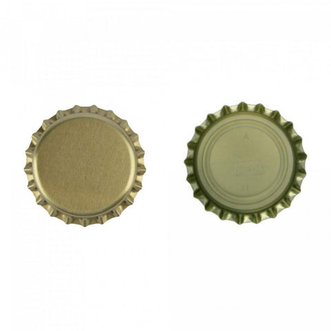Golden Crown Caps 26 mm Oxygen Scavenging - Bottle Caps for Homebrewing