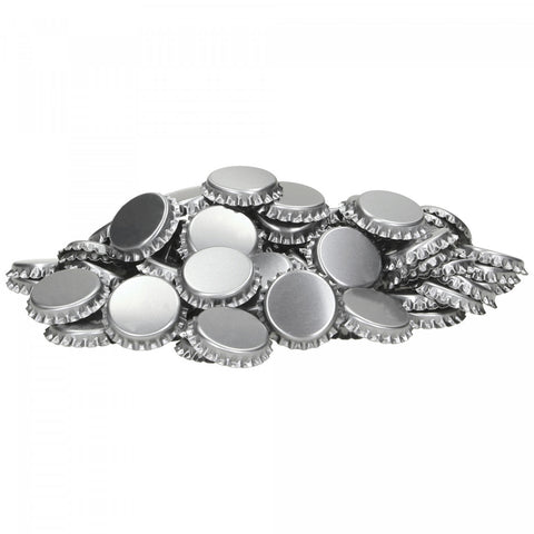 26 mm Silver Crown Caps