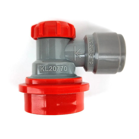 duotight 9.5mm (3.8) Ball Lock Disconnect (Grey + Red Gas)
