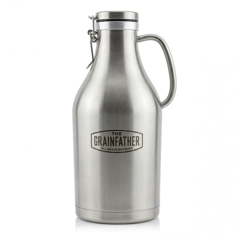Grainfather Stainless Steel Swing Top Growler 2L - Beer Transport Flask