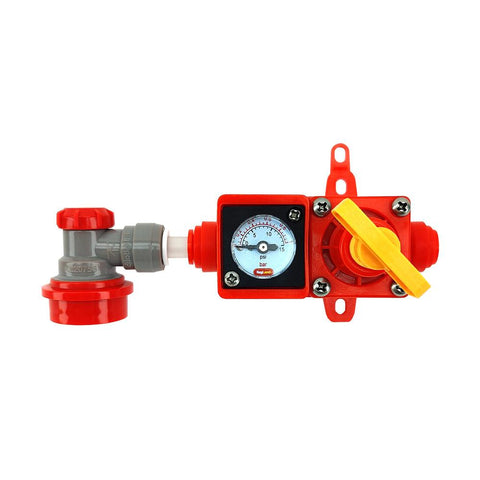 Duotight BlowTie Spunding Valve with Gauge (0-15psi)