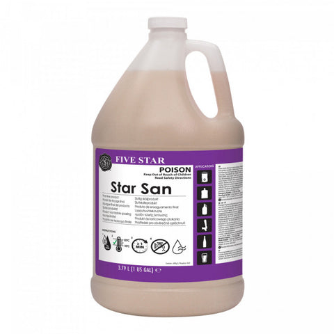Star San HB Five Star 3.79L - No-Rinse Acid Sanitiser Gallon