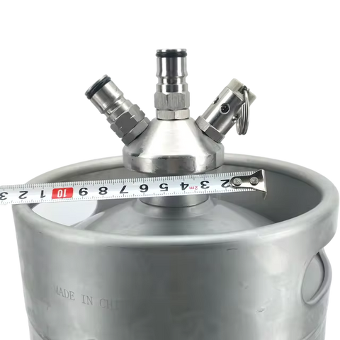 Mini Keg Ball Lock Tapping Head with Silicone Dip Tube