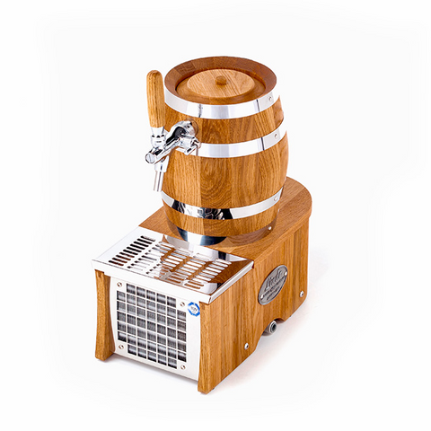 Lindr SOUDEK 20 New Green Line - Oak & Stainless Steel Beer Cooler & Draught Dispenser