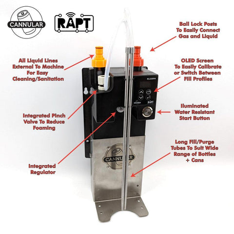 Cannular Can & Bottle Filler - Counter-Pressure Beer Filler for Homebrewing