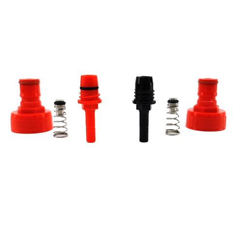 Red Multi Gas Post Plastic Carbonation Cap
