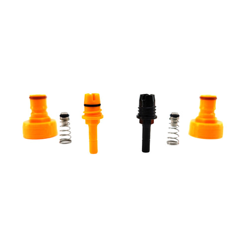 Yellow Multi Liquid Post Plastic Carbonation Cap