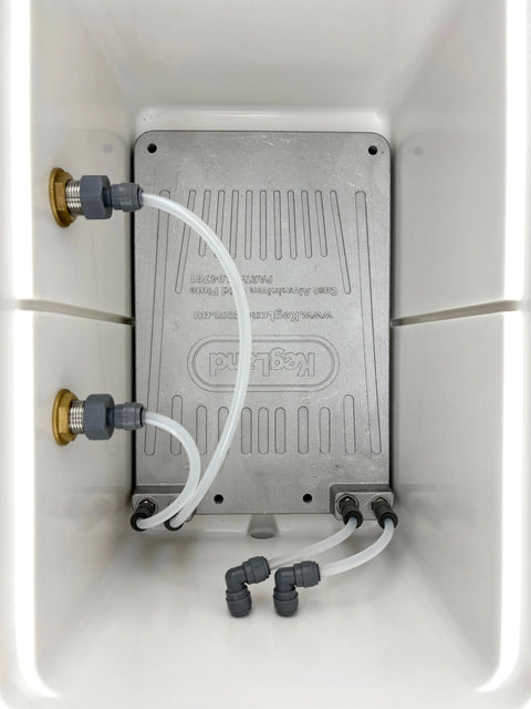 Double Flow Control Jockey Box / Tap Cooler Box - Aluminium Cold Plate (2-Tap)