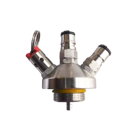 Mini Keg Ball Lock Tapping Head with Silicone Dip Tube