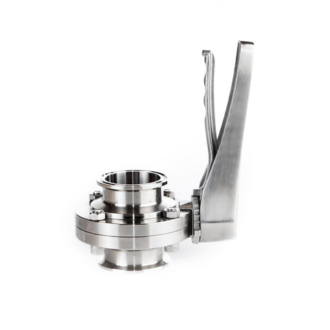 Brewtools Butterfly Valve TC 2" - Stainless Sanitary Valve for Fermenters