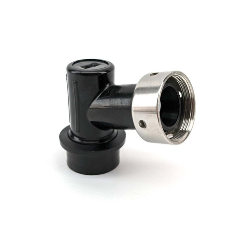 Ball Lock Disconnect (Black/Liquid) With Integrated Tap Shank & Collar