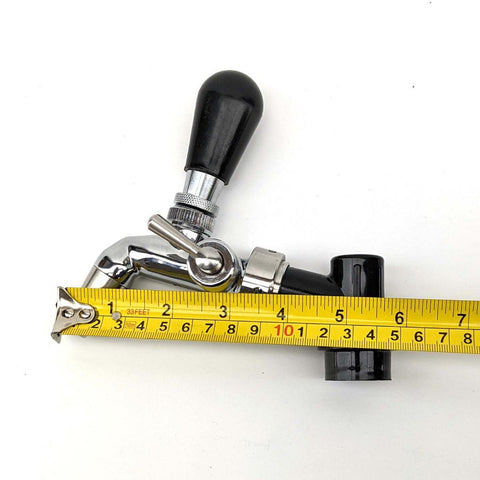 Ball Lock Disconnect (Black/Liquid) With Integrated Tap Shank & Collar