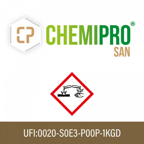 Chemipro SAN 5L - High-Foaming No-Rinse Acid Sanitiser