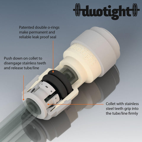 duotight - 8mm (5/16”) Female Ball Valve/Shut Off Valve