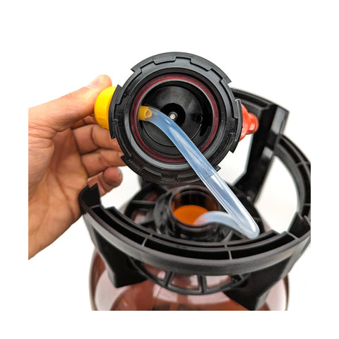 Oxebar Monolayer PET Pressure Keg 20 L – Amber, Floating Dip Tube & Tap Head