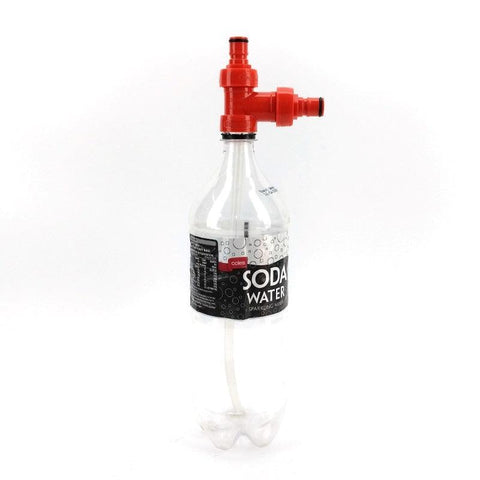 PCO1881 Carbonation Cap Tee Adapter - PET Bottle Mini Keg Connector