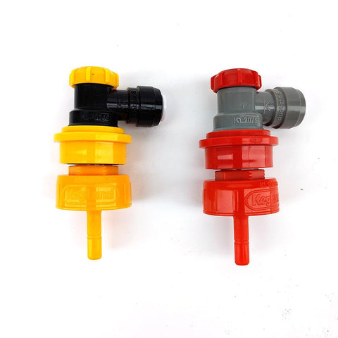 Yellow Multi Liquid Post Plastic Carbonation Cap