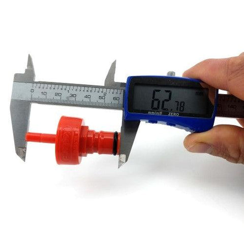 Red Multi Gas Post Plastic Carbonation Cap