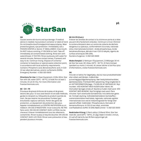 Star San HB Five Star 946 ml
