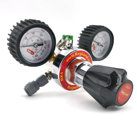 MK4 Dual Gauge CO₂ Regulator – Type 30 (4.5 bar PRV / 100 PSI Gauge)