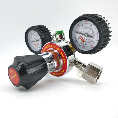 MK4 Dual Gauge CO₂ Regulator – Type 30 (4.5 bar PRV / 100 PSI Gauge)