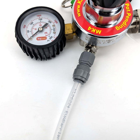 MK4 Dual Gauge CO₂ Regulator – Type 30 (4.5 bar PRV / 100 PSI Gauge)