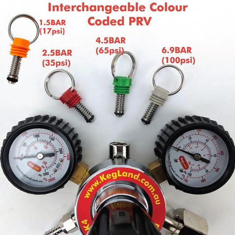 Cornelius Keg Pressure Relief Valve (PRV) (Yellow 17psi / 1.2BAR ...