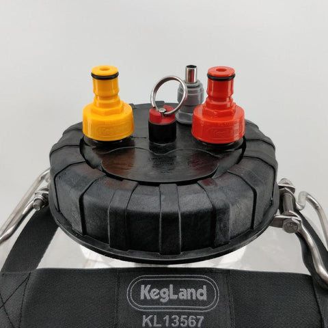 Yellow Multi Liquid Post Plastic Carbonation Cap